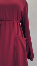 Pocket Dress in Wine