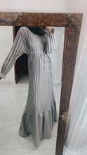 Plain Pleated Ruffle Dress Ver 3.0 - Light Grey